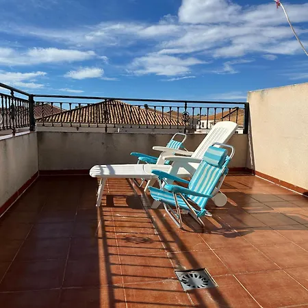 House With Rooftop Terrace In Cabo Roig * Orihuela