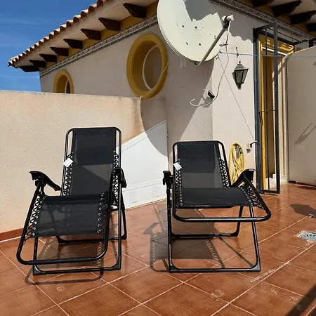 Villa House With Rooftop Terrace In Cabo Roig *